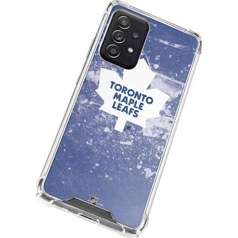 NHL Toronto Maple Leafs Frozen Galaxy A52 5G Clear Case
