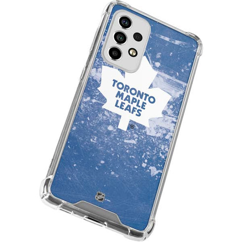 NHL Toronto Maple Leafs Frozen Galaxy A53 5G Clear Case