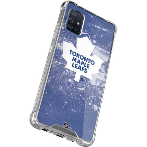 NHL Toronto Maple Leafs Frozen Galaxy A71 5G Clear Case