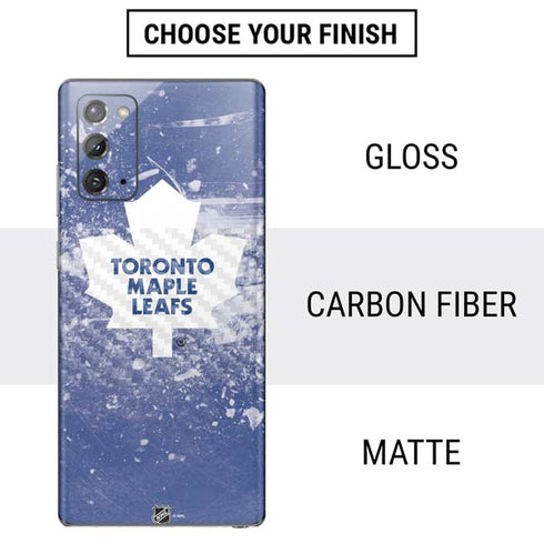 NHL Toronto Maple Leafs Frozen Galaxy Note20 5G Skin