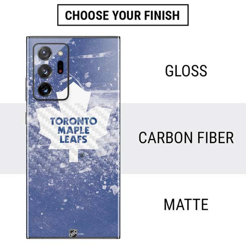NHL Toronto Maple Leafs Frozen Galaxy Note20 Ultra 5G Skin