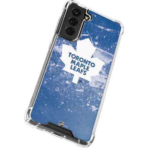 NHL Toronto Maple Leafs Frozen Galaxy S21 FE Clear Case