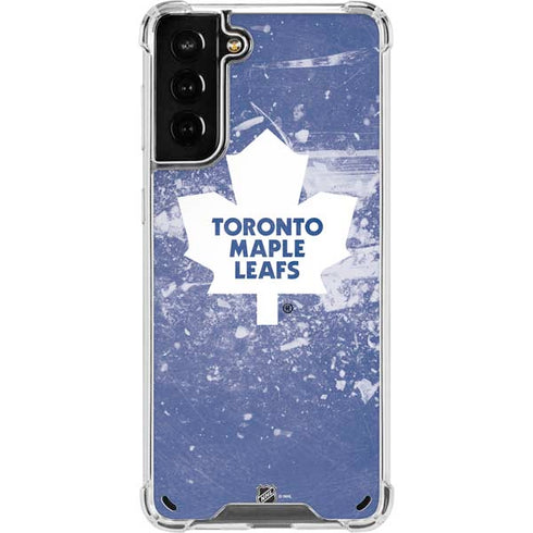 NHL Toronto Maple Leafs Frozen Galaxy S21 Plus 5G Clear Case