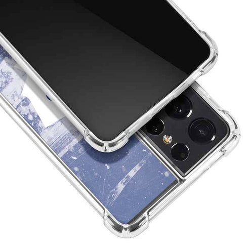 NHL Toronto Maple Leafs Frozen Galaxy S21 Ultra 5G Clear Case