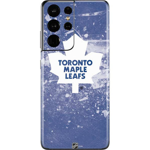 NHL Toronto Maple Leafs Frozen Galaxy S21 Ultra 5G Skin