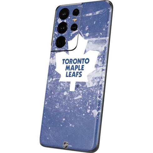 NHL Toronto Maple Leafs Frozen Galaxy S21 Ultra 5G Skin