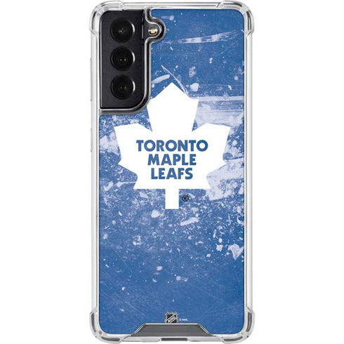 NHL Toronto Maple Leafs Frozen Galaxy S22 Clear Case