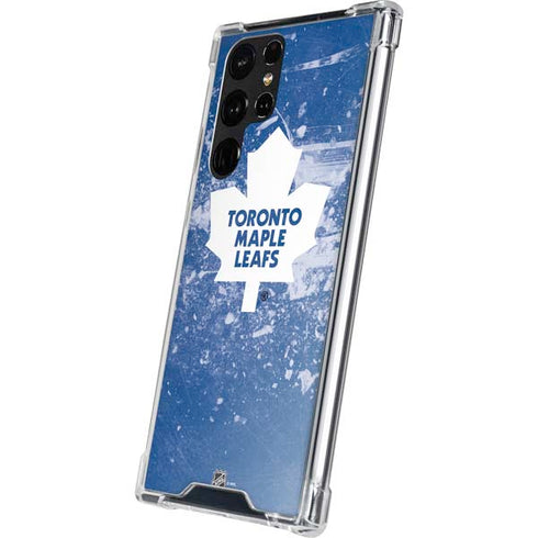 NHL Toronto Maple Leafs Frozen Galaxy S22 Ultra Clear Case