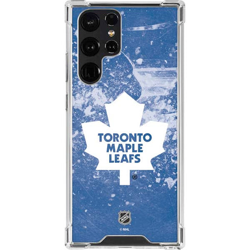 NHL Toronto Maple Leafs Frozen Galaxy S24 Ultra Clear Case