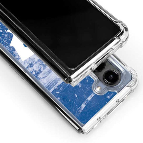 NHL Toronto Maple Leafs Frozen Galaxy Z Fold5 5G Clear Case
