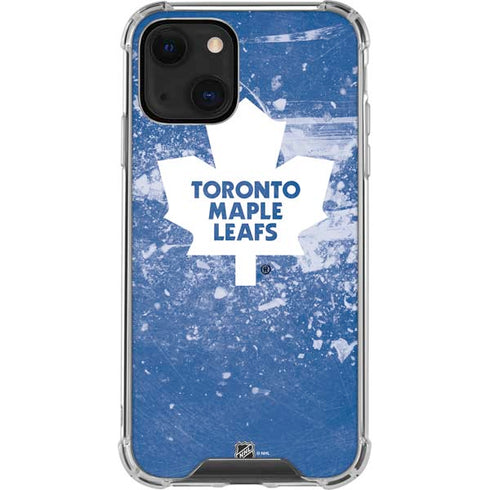 NHL Toronto Maple Leafs Frozen iPhone 13 Mini Clear Case