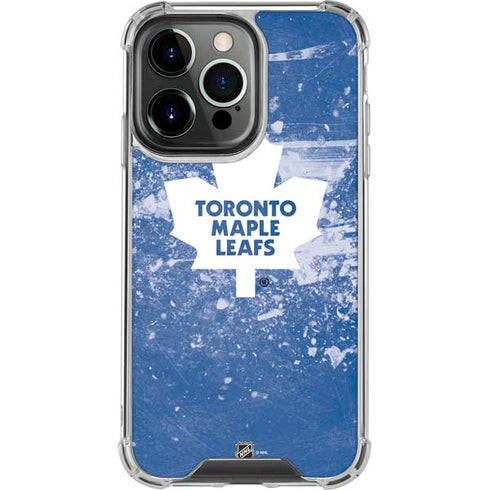 NHL Toronto Maple Leafs Frozen iPhone 13 Pro Clear Case