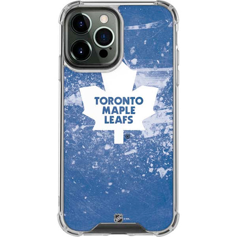 NHL Toronto Maple Leafs Frozen iPhone 13 Pro Max Clear Case