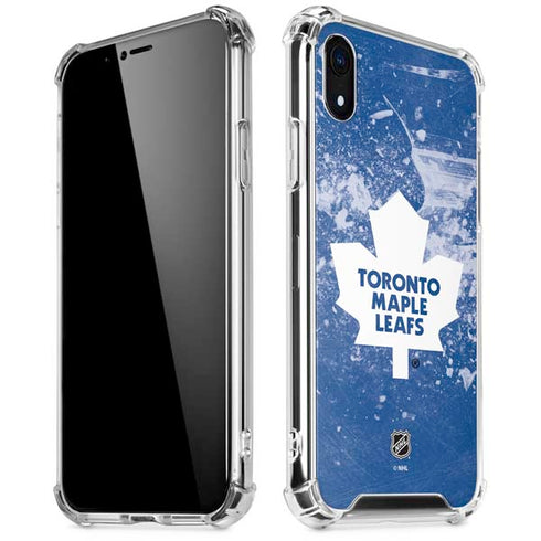 NHL Toronto Maple Leafs Frozen iPhone XR Clear Case