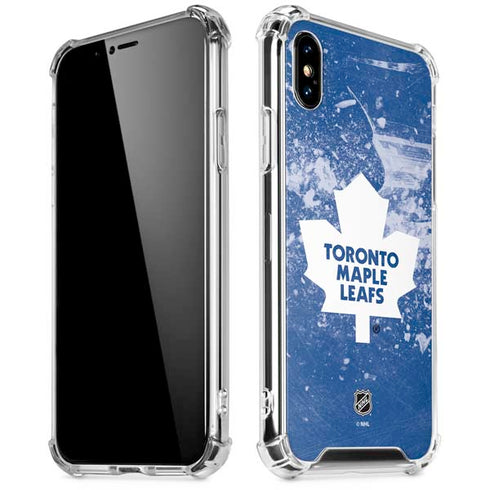 NHL Toronto Maple Leafs Frozen iPhone XS Max Clear Case