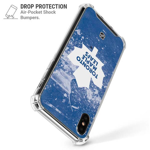 NHL Toronto Maple Leafs Frozen iPhone XS Max Clear Case