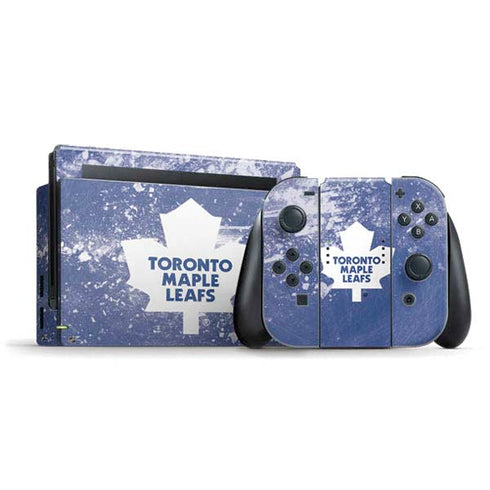 NHL Toronto Maple Leafs Frozen Nintendo Switch Bundle Skin