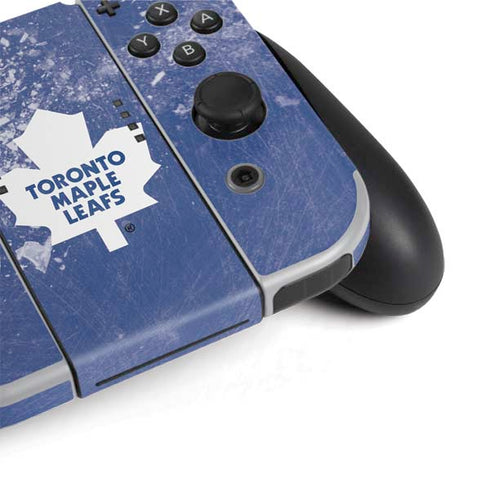 NHL Toronto Maple Leafs Frozen Nintendo Switch OLED (2021) Skin