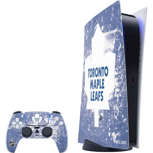 NHL Toronto Maple Leafs Frozen PS5 Digital Edition Bundle Skin