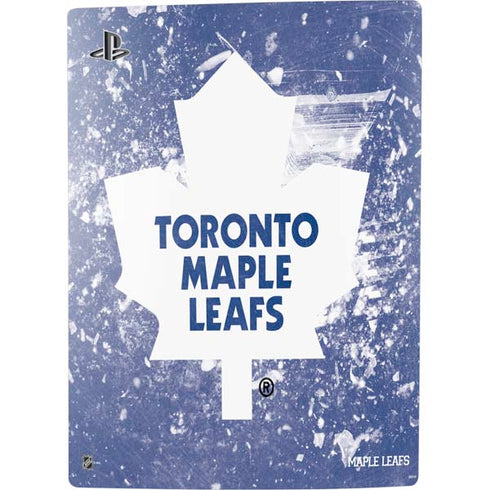 NHL Toronto Maple Leafs Frozen PS5 Digital Edition Console Skin