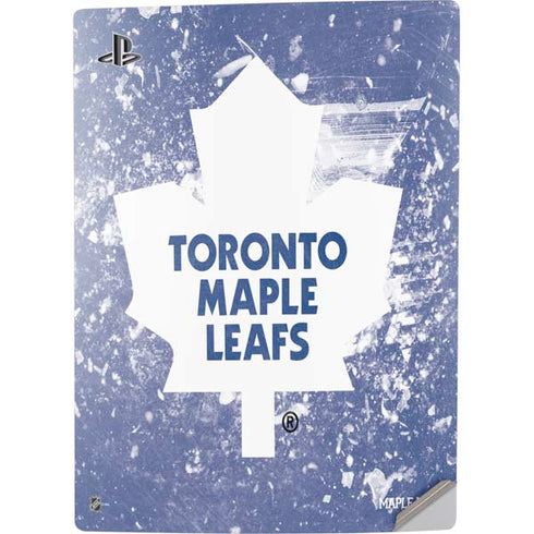 NHL Toronto Maple Leafs Frozen PS5 Digital Edition Console Skin