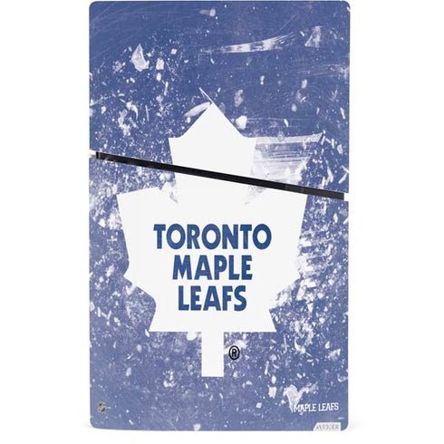 NHL Toronto Maple Leafs Frozen PS5 Slim Digital Edition Bundle Skin