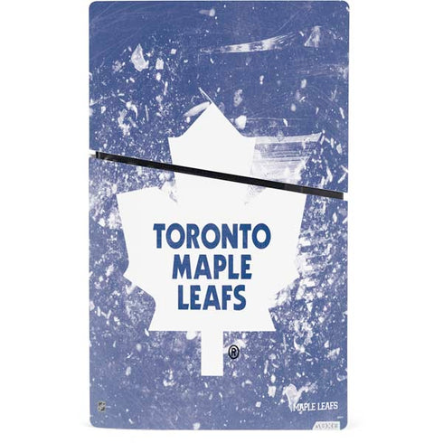 NHL Toronto Maple Leafs Frozen PS5 Slim Digital Edition Console Skin