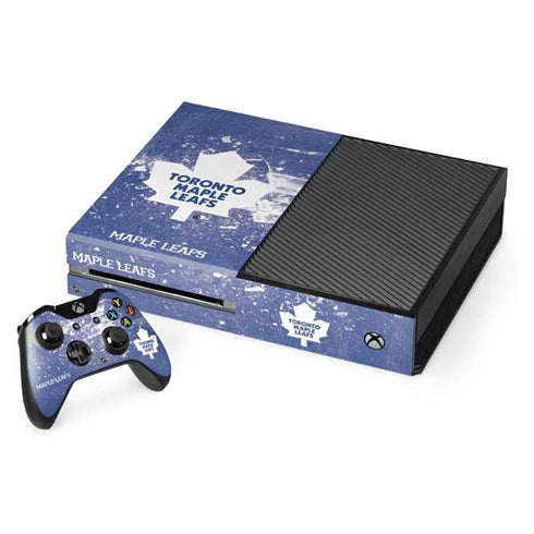 NHL Toronto Maple Leafs Frozen Xbox One Console and Controller Bundle Skin