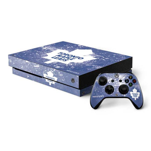 NHL Toronto Maple Leafs Frozen Xbox One X Bundle Skin