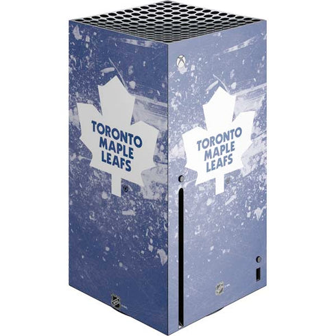 NHL Toronto Maple Leafs Frozen Xbox Series X Console Skin
