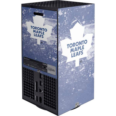 NHL Toronto Maple Leafs Frozen Xbox Series X Console Skin