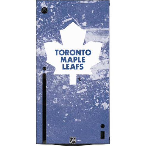 NHL Toronto Maple Leafs Frozen Xbox Series X Console Skin