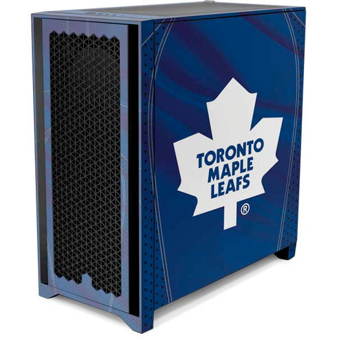NHL Toronto Maple Leafs Home Jersey Corsair 4000D Tempered Glass Mid-Tower ATX Case Skin