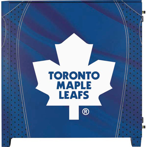NHL Toronto Maple Leafs Home Jersey Corsair 4000D Tempered Glass Mid-Tower ATX Case Skin