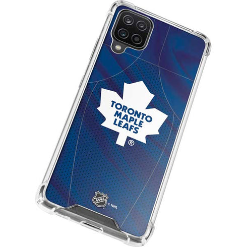 NHL Toronto Maple Leafs Home Jersey Galaxy A12 Clear Case