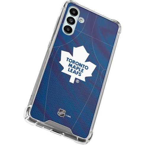NHL Toronto Maple Leafs Home Jersey Galaxy A13 5G Clear Case