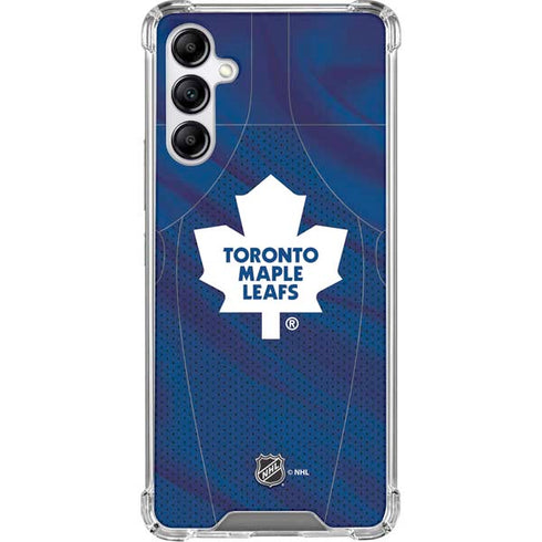 NHL Toronto Maple Leafs Home Jersey Galaxy A15 5G Clear Case