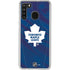 NHL Toronto Maple Leafs Home Jersey Galaxy A21 Clear Case