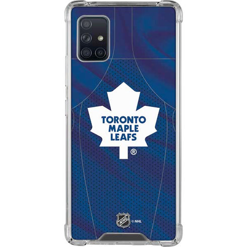 NHL Toronto Maple Leafs Home Jersey Galaxy A51 5G Clear Case