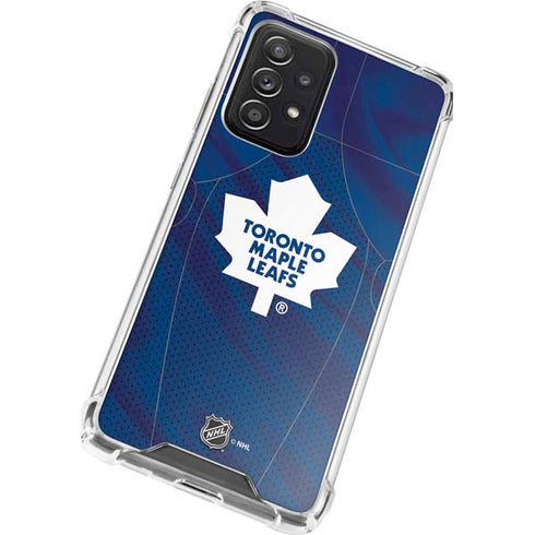 NHL Toronto Maple Leafs Home Jersey Galaxy A52 5G Clear Case