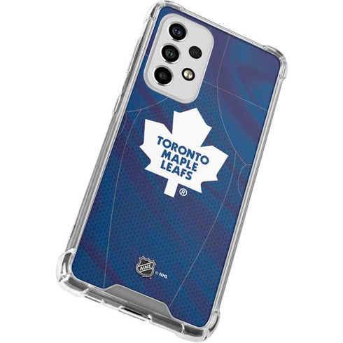NHL Toronto Maple Leafs Home Jersey Galaxy A53 5G Clear Case
