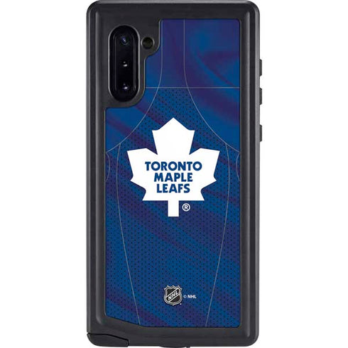 NHL Toronto Maple Leafs Home Jersey Galaxy Note 10 Waterproof Case