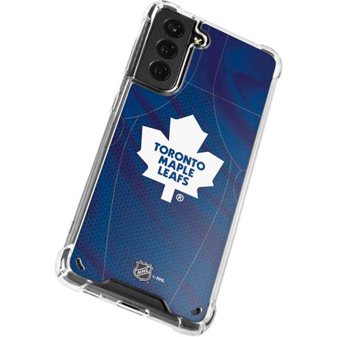 NHL Toronto Maple Leafs Home Jersey Galaxy S21 5G Clear Case