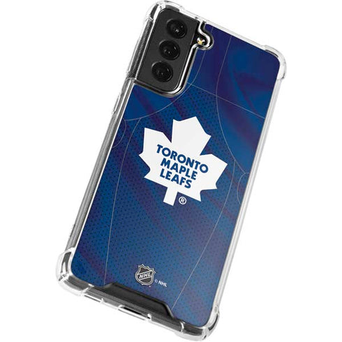 NHL Toronto Maple Leafs Home Jersey Galaxy S22 Plus Clear Case
