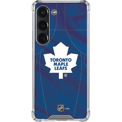 NHL Toronto Maple Leafs Home Jersey Galaxy S23 Clear Case