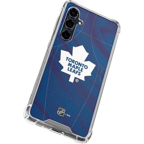 NHL Toronto Maple Leafs Home Jersey Galaxy S23 FE Clear Case