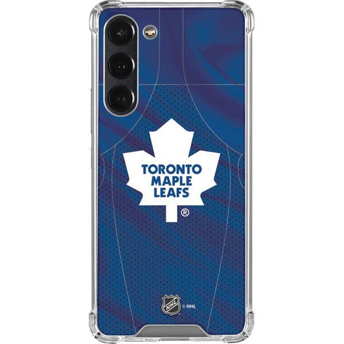 NHL Toronto Maple Leafs Home Jersey Galaxy S23 Plus Clear Case