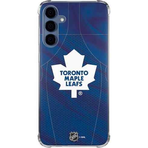 NHL Toronto Maple Leafs Home Jersey Galaxy S24 Clear Case