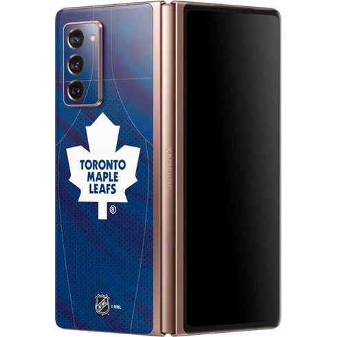 NHL Toronto Maple Leafs Home Jersey Galaxy Z Fold2 5G Skin