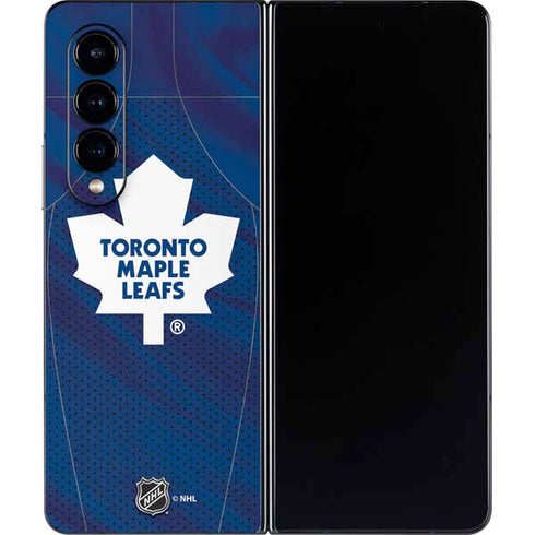 NHL Toronto Maple Leafs Home Jersey Galaxy Z Fold4 5G Skin
